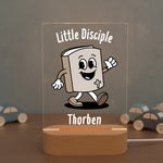 Personalisiertes LED Nachtlicht Christliche Deko und Geschenk Kinderzimmer Autos