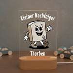 Personalisiertes LED Nachtlicht Christliche Deko und Geschenk Kinderzimmer Autos