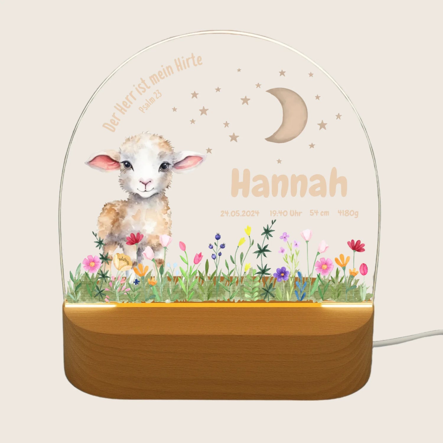 Produkt Mockups Nachtlichter