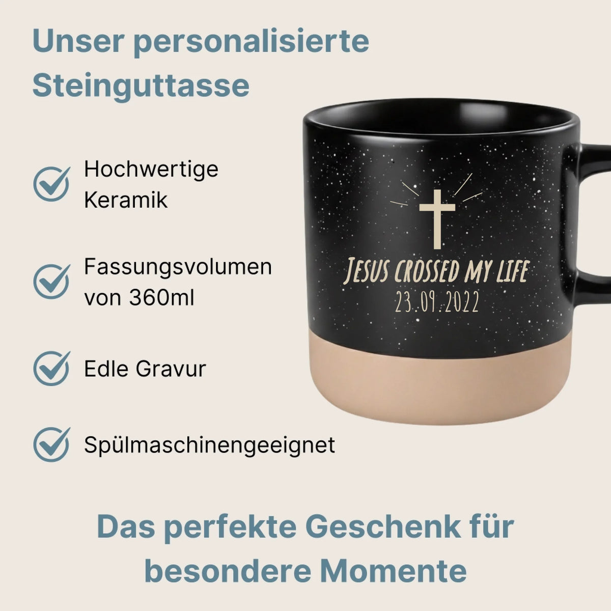 Produkt Mockups Steinguttasse
