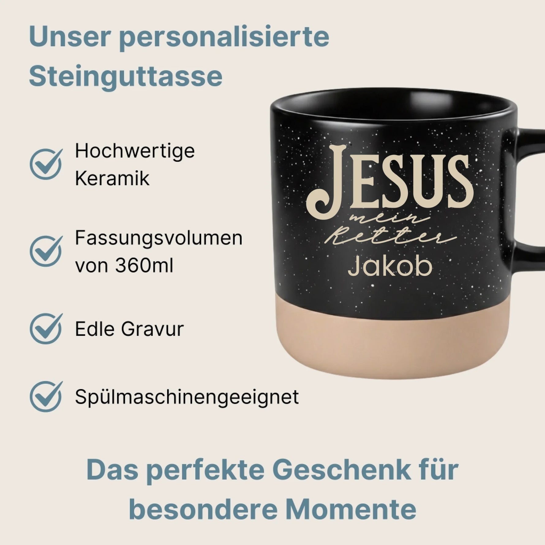 Produkt Mockups Steinguttasse