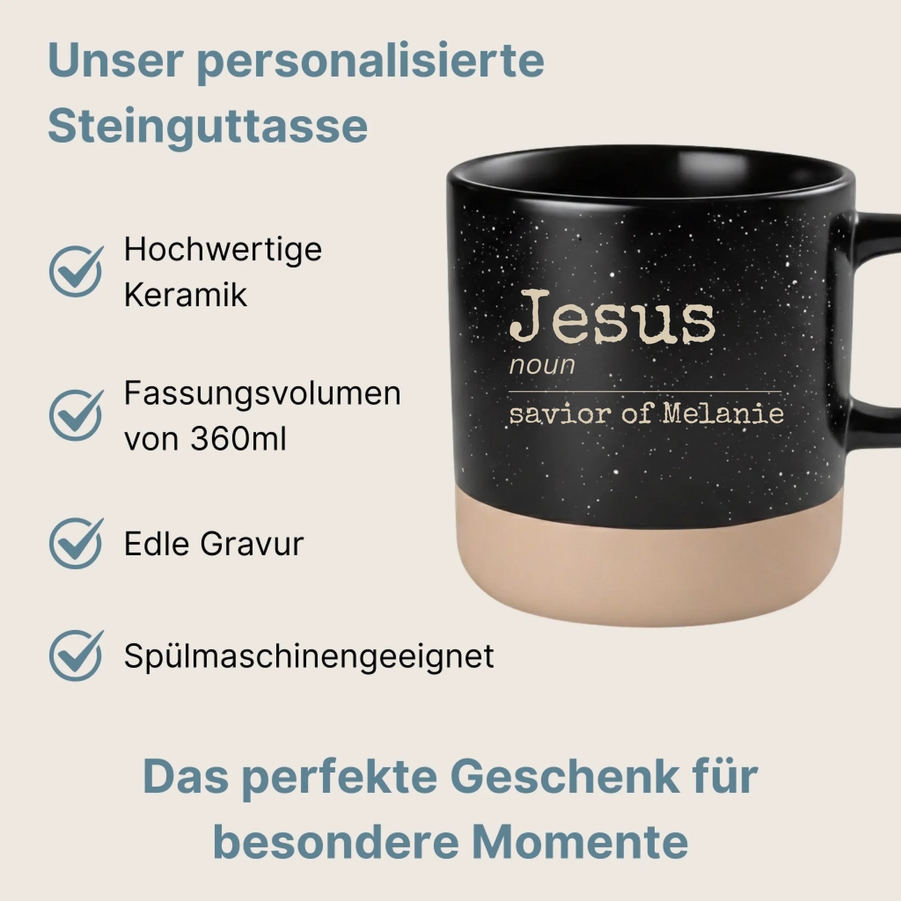 Produkt Mockups Steinguttasse