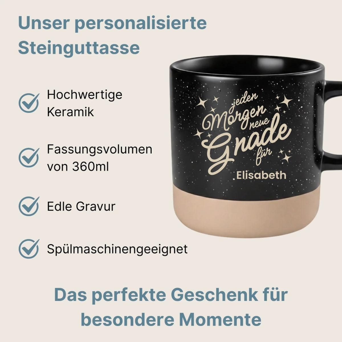 Produkt Mockups Steinguttasse