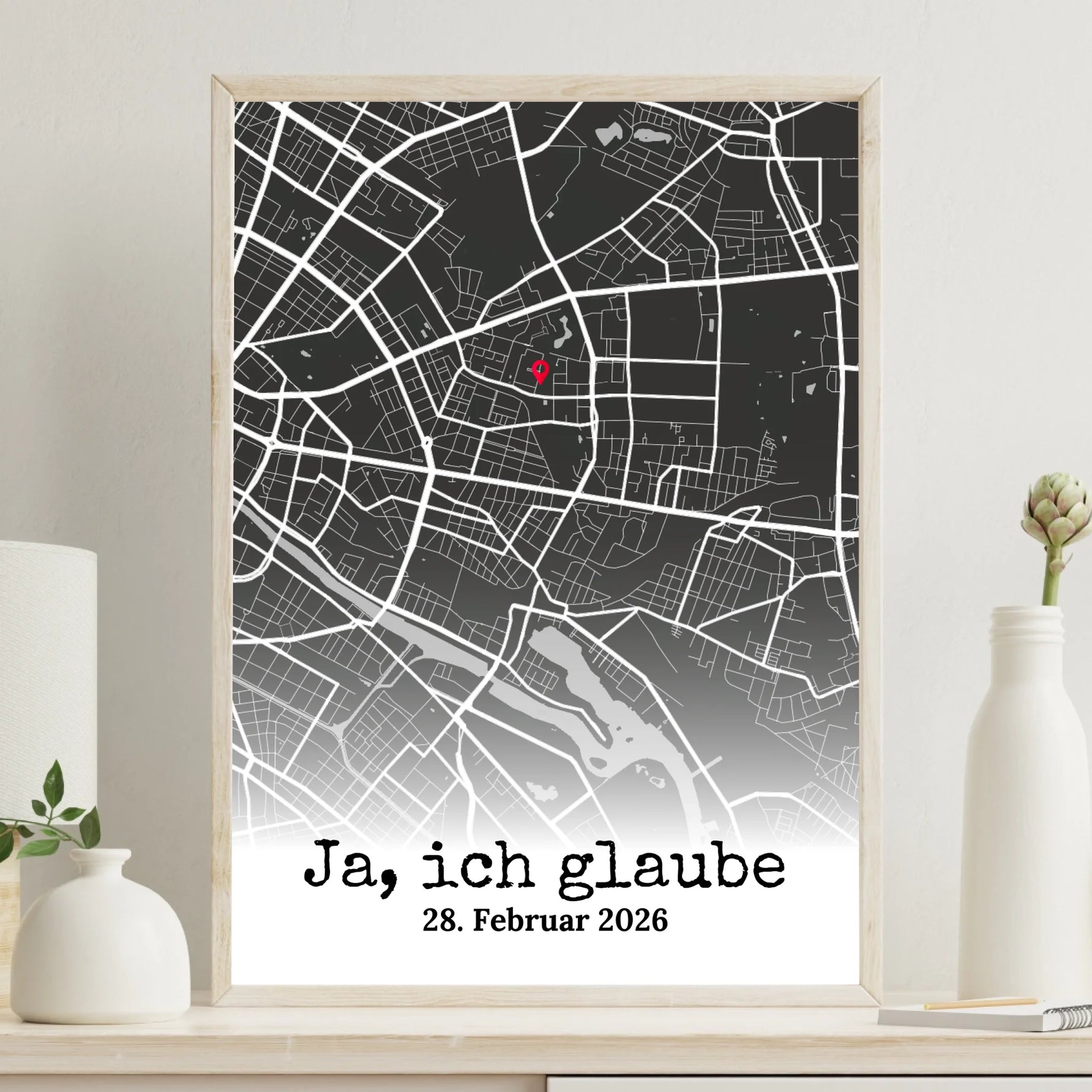 Poster mit Rahmen
