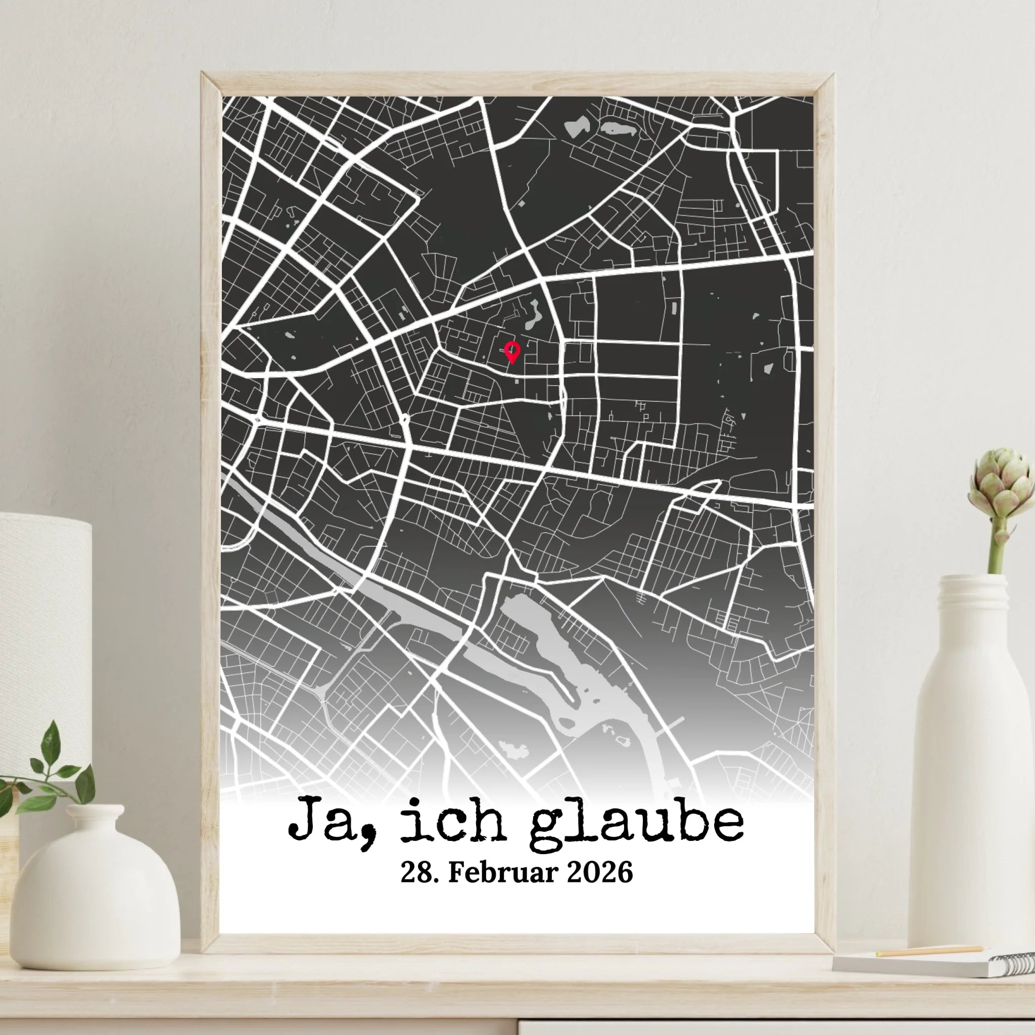 Poster mit Rahmen