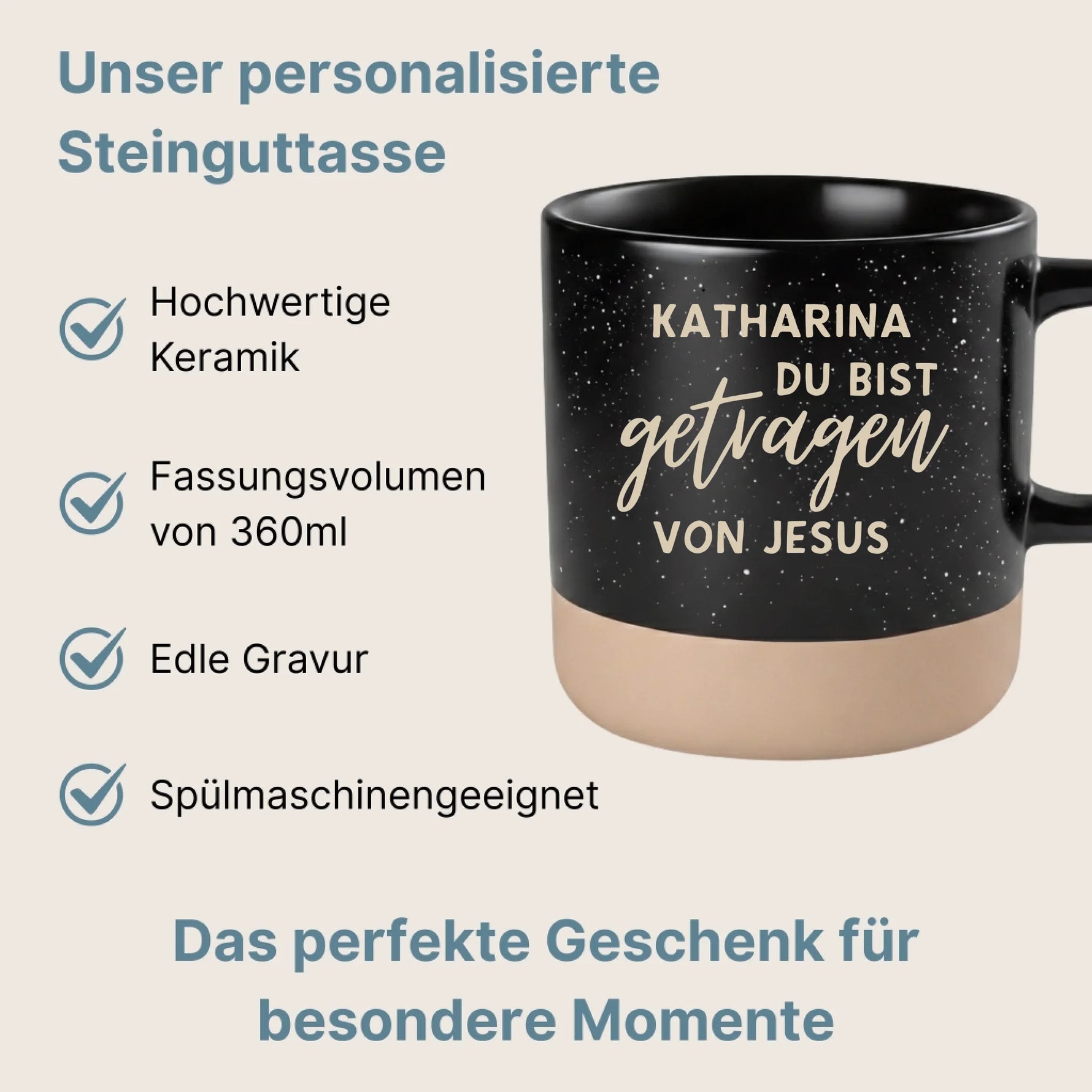 Produkt Mockups Steinguttasse