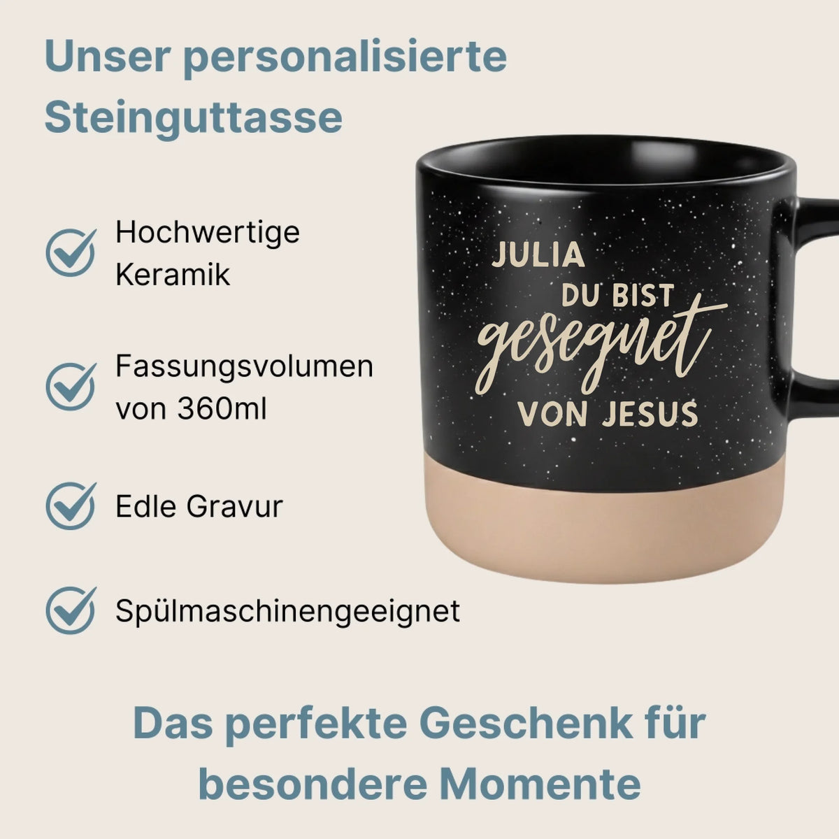 Produkt Mockups Steinguttasse