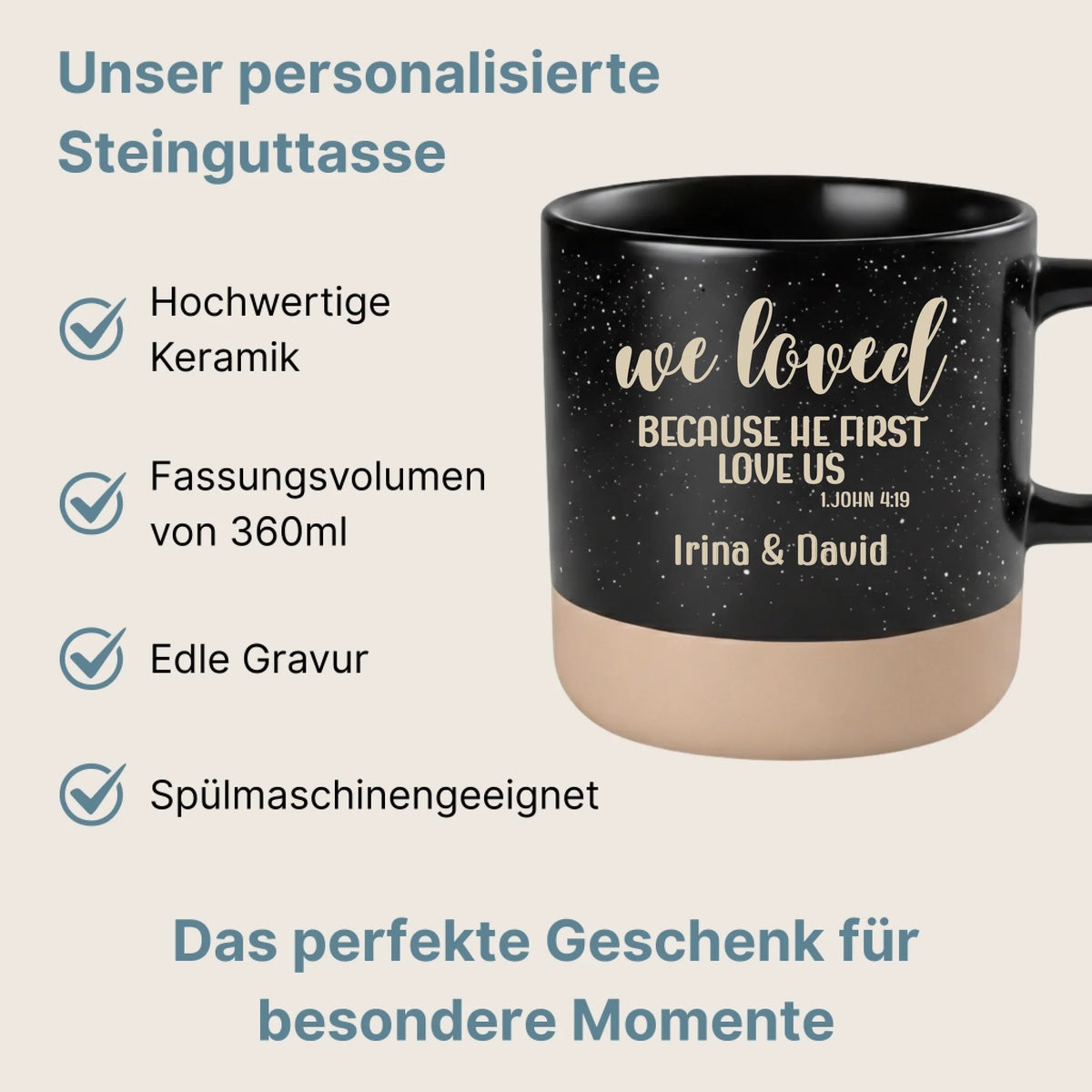 Produkt Mockups Steinguttasse