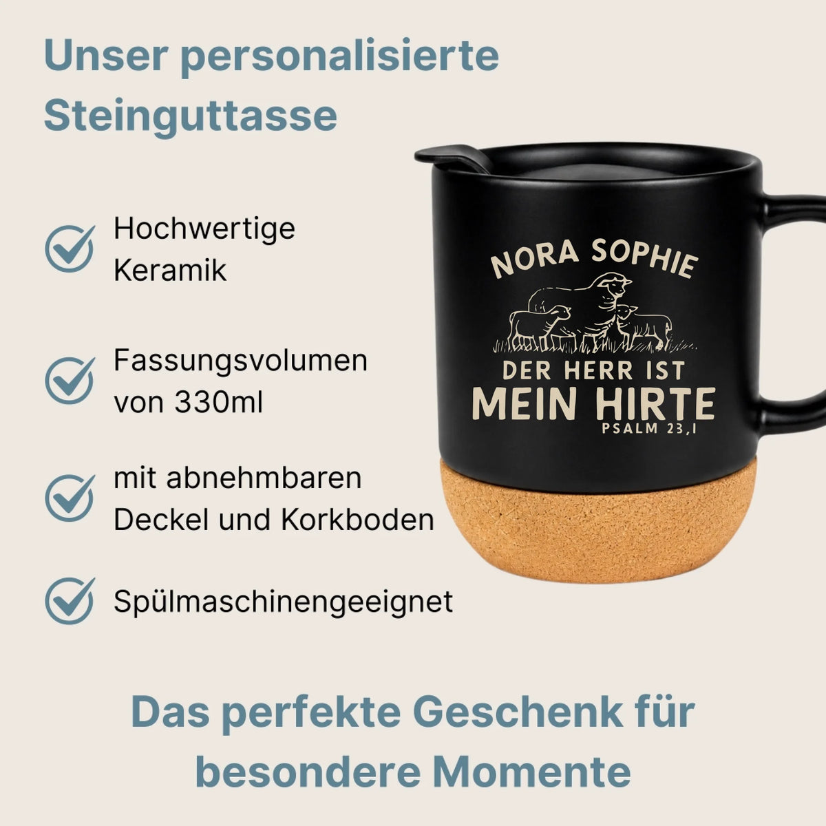 Keramiktasse mit Kork und Deckel (4)
