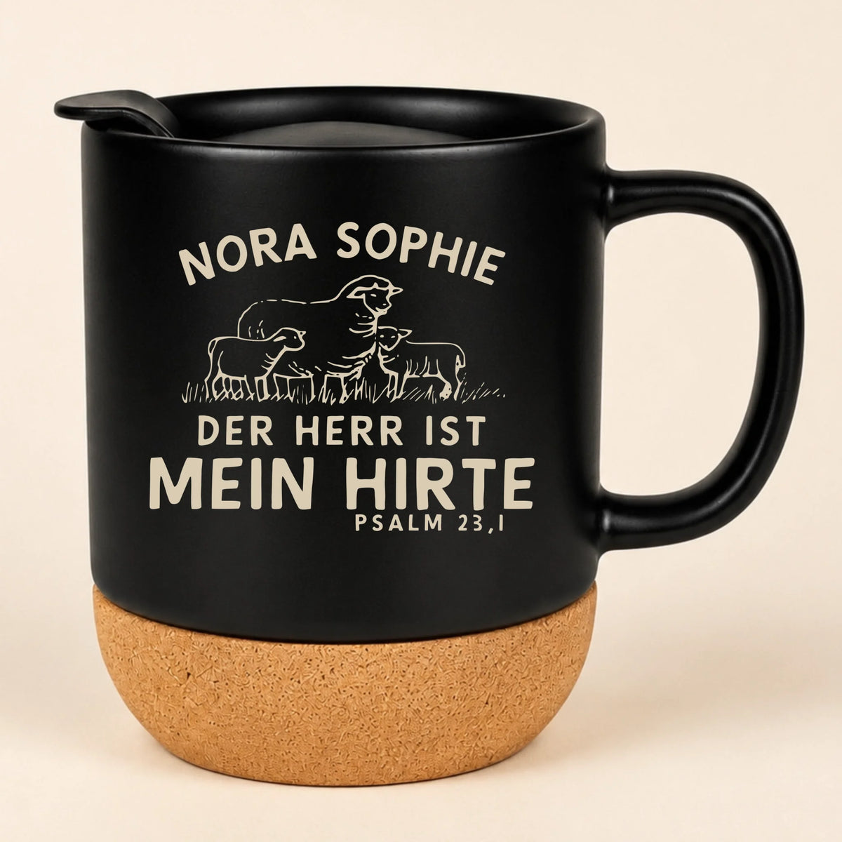 Keramiktasse mit Kork und Deckel (3)