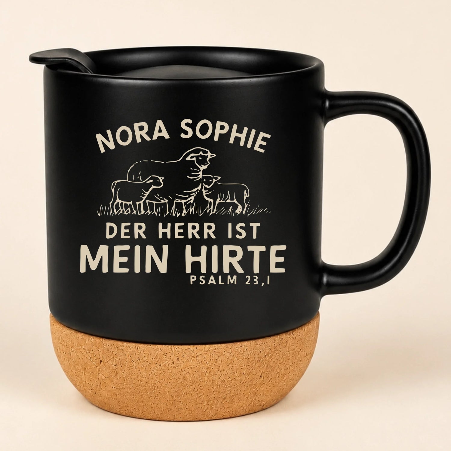 Keramiktasse mit Kork und Deckel (3)