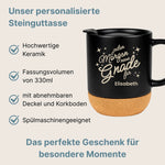 Keramiktasse mit Kork und Deckel (4)